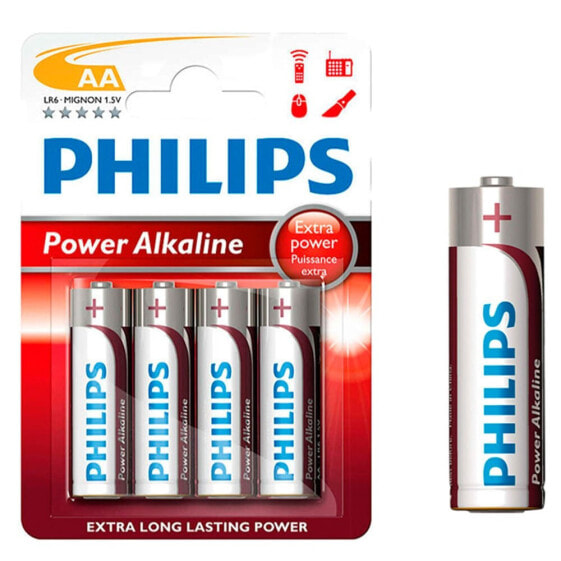 PHILIPS IR06 AA Alkaline Battery 4 Units