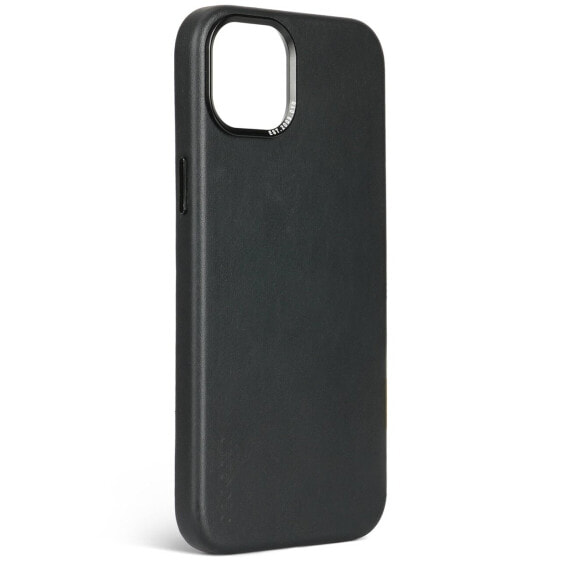 Чехол для смартфона Decoded Leder Case mit MagSafe для iPhone 15 Plus "Schwarz iPhone 15 Plus"
