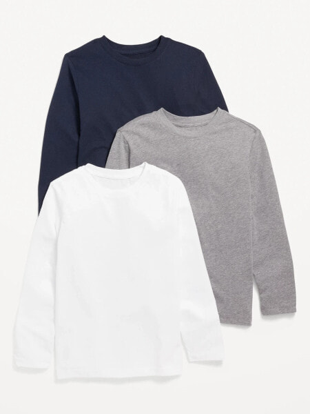 Softest Long-Sleeve T-Shirt 3-Pack for Boys