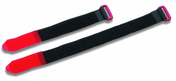 Cimco 181904 - Hook & loop cable tie - Polymide - Black - Red - 260 N - 36 cm - 25 mm