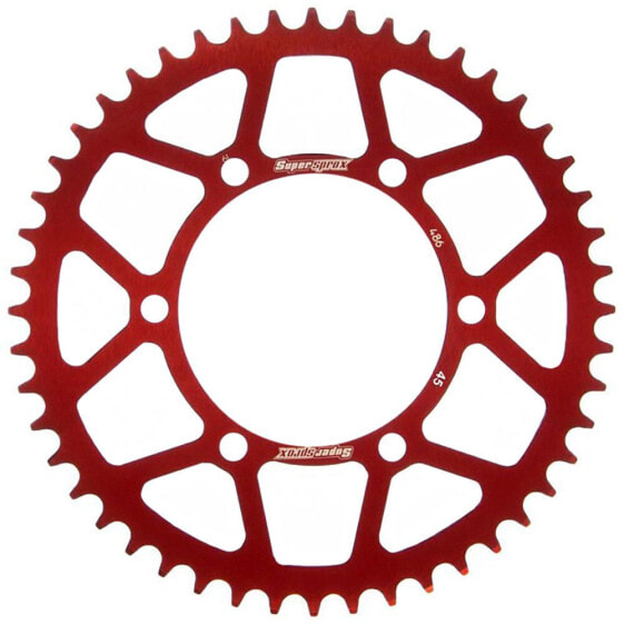 SUPERSPROX Aluminium 45D RAL486X45RED rear sprocket