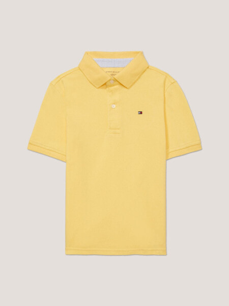 Kids' Flag Logo Stretch Polo