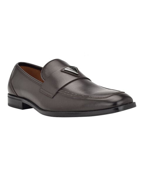 Men's Hemmer Square Toe Slip On Dress Loafers