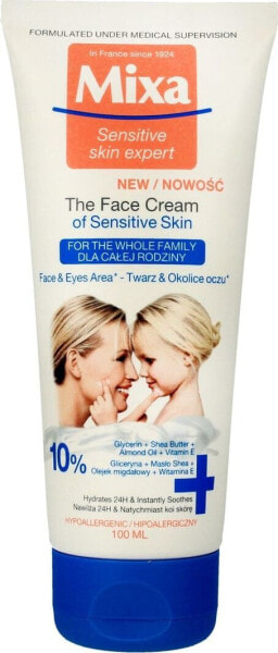Mixa Senstivie Skin Expert krem na twarz dla całej rodziny 100ml