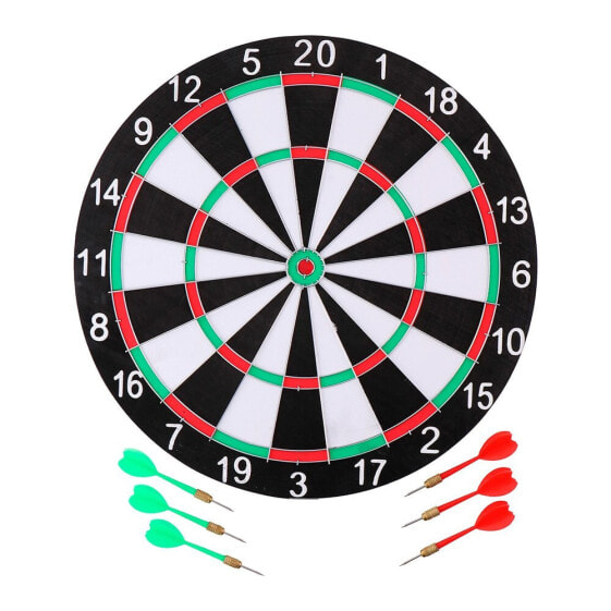 Игровая мишень Dunlop Basic Dartboard 40.5x1 см с 6 дротиками