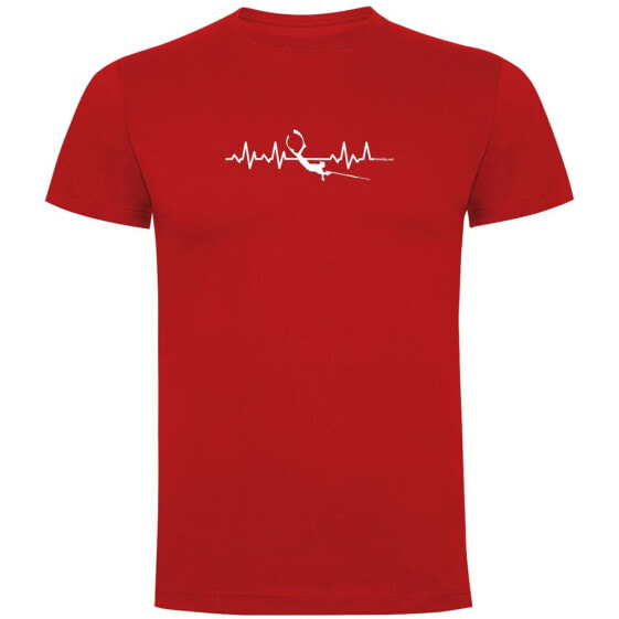 KRUSKIS Spearfishing Heartbeat short sleeve T-shirt