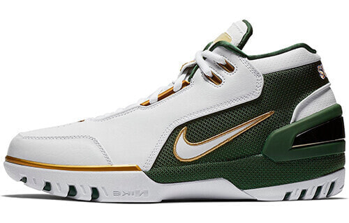 Nike Air Zoom Generation SVSM Retro 詹姆斯 低帮 复古篮球鞋 男款 白绿 / Кроссовки Nike Air Zoom AO2367-100