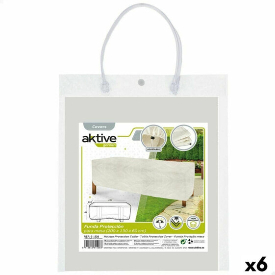 Чехол для садовой мебели и зонтов AKTIVE Protective Case Polyethylene 200 x 60 x 130 cm (6 штук)