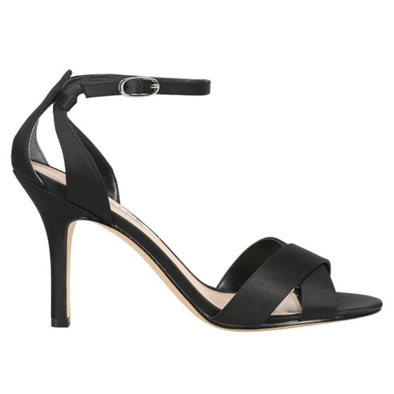 Nina Venus Ankle Strap Womens Black Dress Sandals VENUS-003