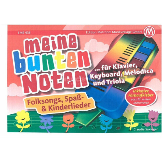 Edition Metropol Meine bunten Noten Folksongs, Melodica/Triola