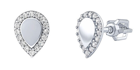 Aki silver earrings with Brilliance Zirconia PRGSGE2136ES
