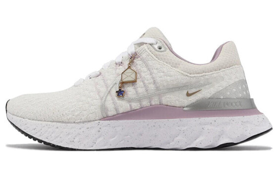 Nike React Infinity Run Flyknit 3 防滑耐磨 低帮 跑步鞋 女款 白粉 / Кроссовки Nike React Infinity Run Flyknit 3 FB1864-101