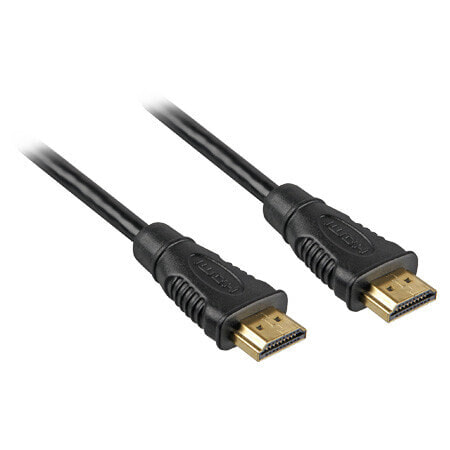 Sharkoon 4044951015146 - 2 m - HDMI Type A (Standard) - HDMI Type A (Standard) - Black