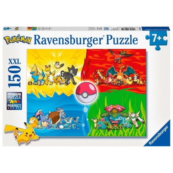 Пазл Ravensburger Pokemon 150 элементов XXL