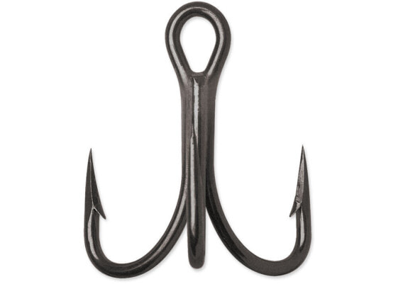 VMC 9626 BN 4X SHORT SHANK TREBLE HOOK--BLACK NICKEL--50 PACK-PICK YOUR SIZE