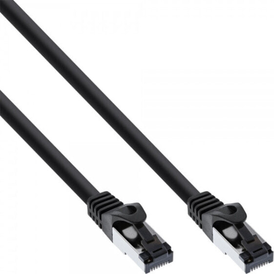 InLine Patch Cable S/FTP PiMF Cat.8.1 halogen free 2000MHz black - 1.5m