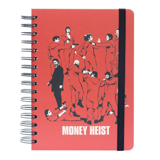 LA CASA DE PAPEL Hard Cover A5 Journal Money Heist Guerra Notebook