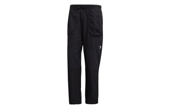 Брюки спортивные мужские adidas Originals Cargo Pants FM3692 черного цвета