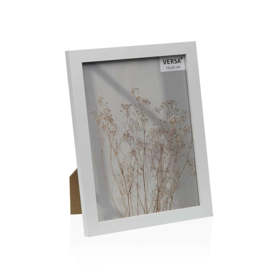 Photo frame Versa White MDF Wood Vintage 1,2 x 22 x 17 cm