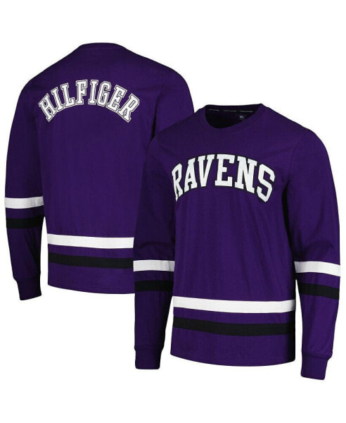 Men's Purple, Black Baltimore Ravens Nolan Long Sleeve T-shirt