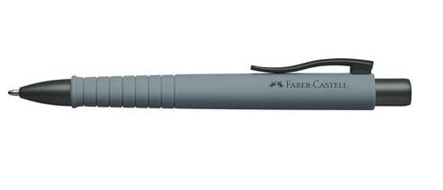 FABER-CASTELL 241188 - Grey - Blue - Clip-on retractable ballpoint pen - Extra Bold - 1 pc(s)
