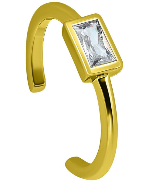 Cubic Zirconia Baguette Bezel Toe Ring, Created for Macy's