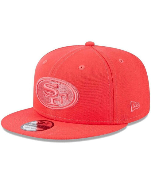 Men's Scarlet San Francisco 49ers Color Pack Brights 9FIFTY Snapback Hat