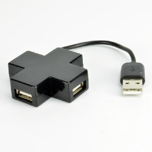 MCL Samar MCL USB2-MX104/N - USB 2.0 - USB 2.0 - 480 Mbit/s - Black - 0.12 m - USB