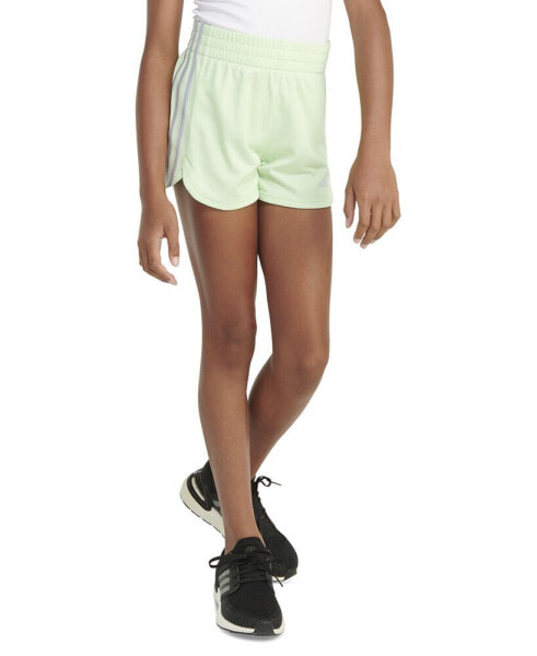 Big Girls 3-Stripe Pacer Mesh Shorts