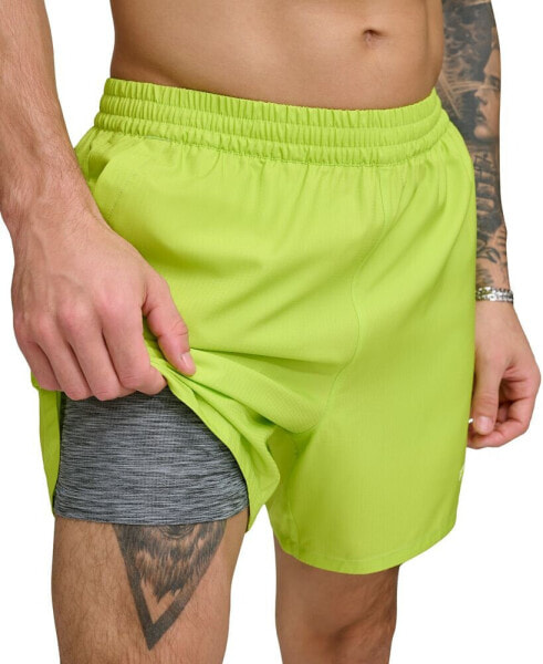 Men's Tonal Logo Stretch 5" Volley Shorts