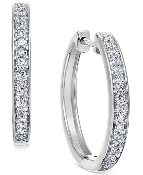 Серьги Macy's Diamond Hoop