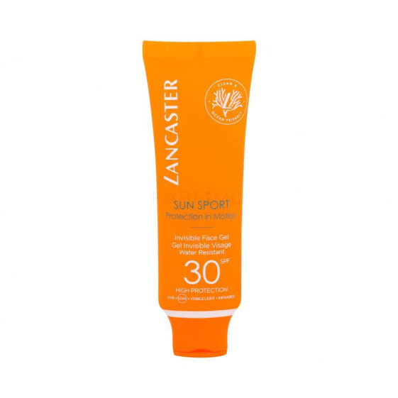 Lancaster Sun Sport Invisible Face Gel SPF30 50 ml sonnenschutz fürs gesicht wasserfest unisex