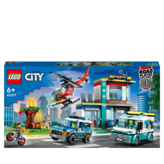 Конструктор Lego City Headquarters of Emergency Vehicles.