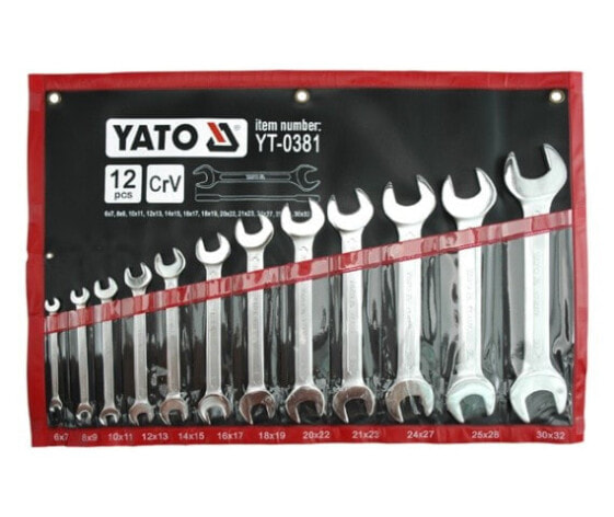Yato Набор ключей комбинированных 12 шт.