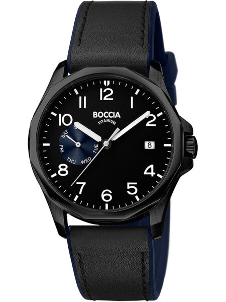 Boccia 3644-03 men`s watch titanium 40mm 10ATM