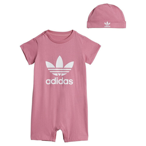 ADIDAS ORIGINALS Gift Jumpsuit&Beanie infant set