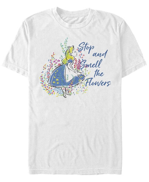 Men's Smell The Flowers Short Sleeve Crew T-shirt
