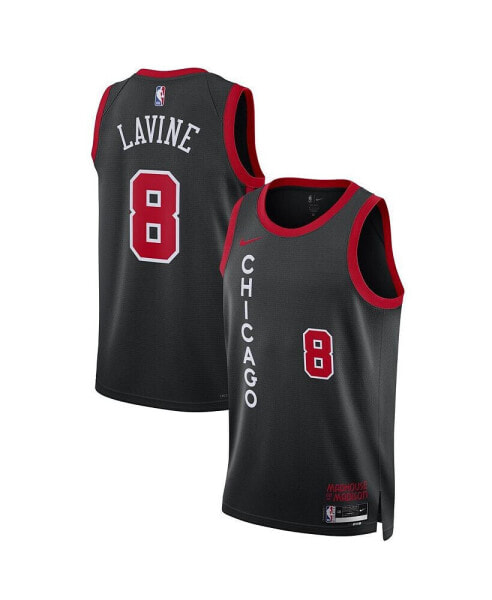 Men's and Women's Zach LaVine Black Chicago Bulls 2023/24 Swingman Jersey - City Edition