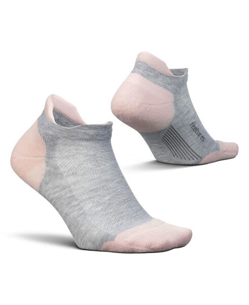 Men's Elite Max Cushion No Show Tab Ankle Socks - Sport Sock with Targeted Compression