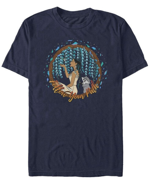 Men's Pocahontas and Meeko Short Sleeve Crew T-shirt