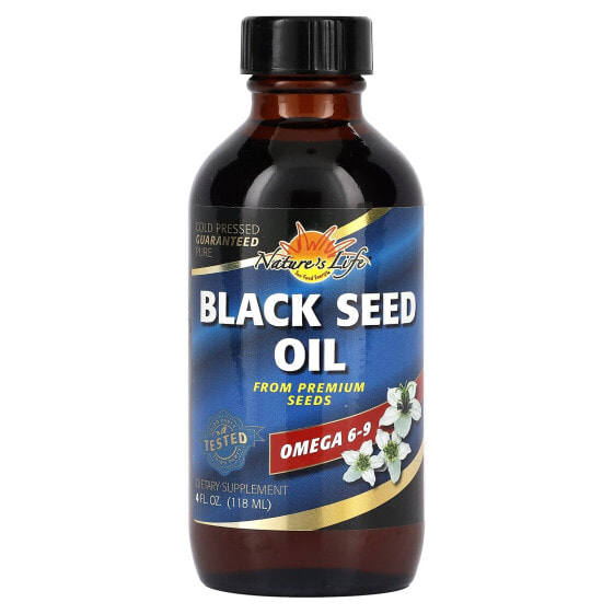 Растительное масло Черного тмина Nature's Life, 4 жидких унции (118 мл)