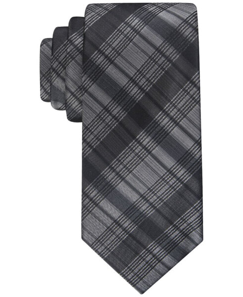 Men's Shaded Tonal Plaid Tie