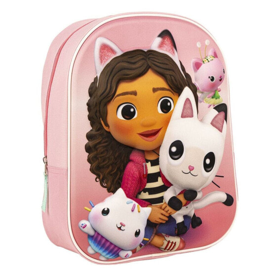 Детский рюкзак 3D Gabby's Dollhouse Розовый 25 х 31 х 10 см