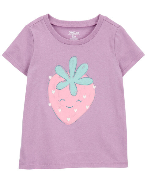 Toddler Strawberry Graphic Tee 5T