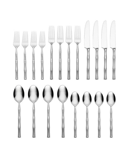 Flatware, Bamboo 20-Pc Set, Service for 4