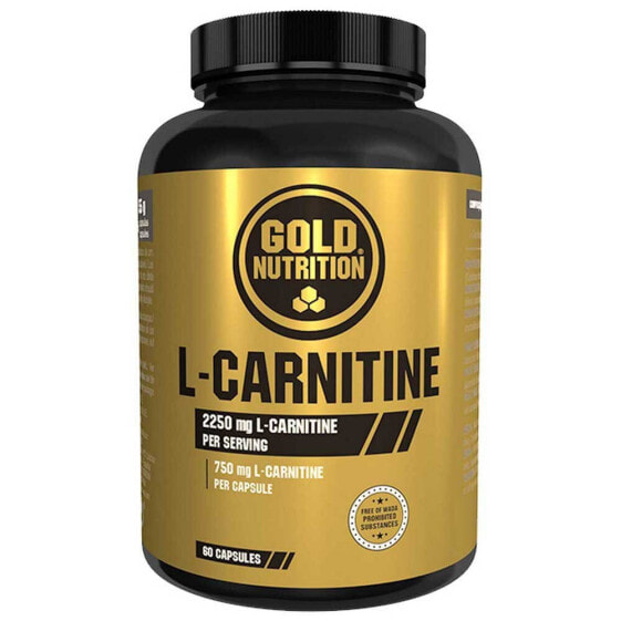 Диетический L-Carnitine 750 мг 60 капсул Gold Nutrition
