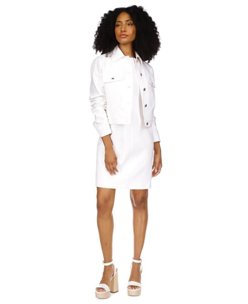 Women's Cropped Utility Cotton Jacket