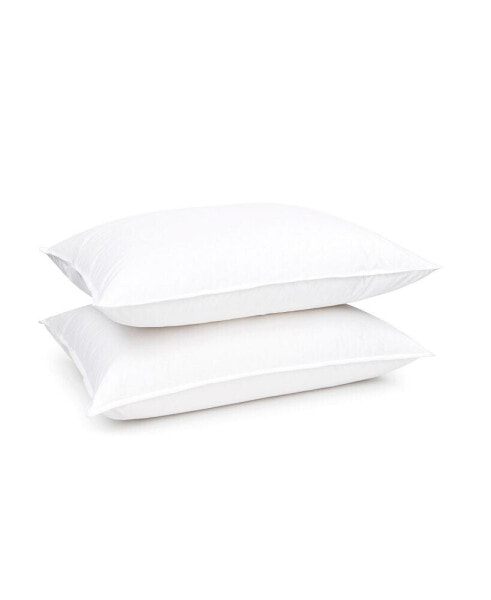 2 Pack Medium Hotel Style Down Alternative Bed Pillow