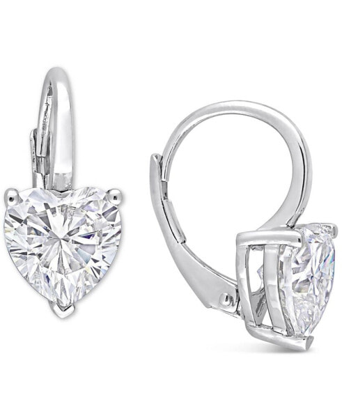 Серьги Macy's Moissanite Heart