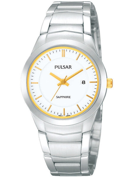 Часы Pulsar Ladies Silver White Gold Sapphire